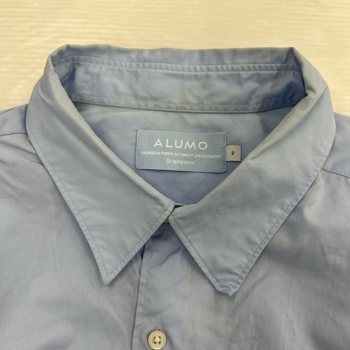 長袖シャツ graphpaper × ALUMO Oversized Regular Collar Shirt 2