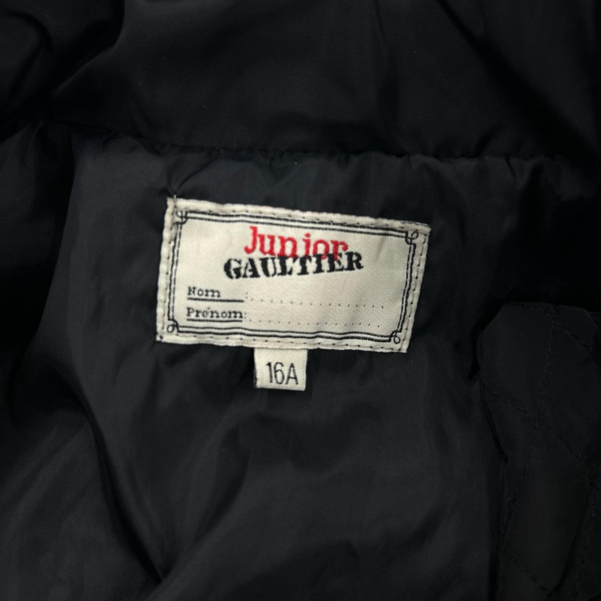 ジャケット JUNIOR GAULTIER 黒 ブラック