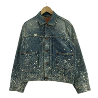 デニムジャケット 24AW MOLDED DENIM JACKET 1 ブルー
