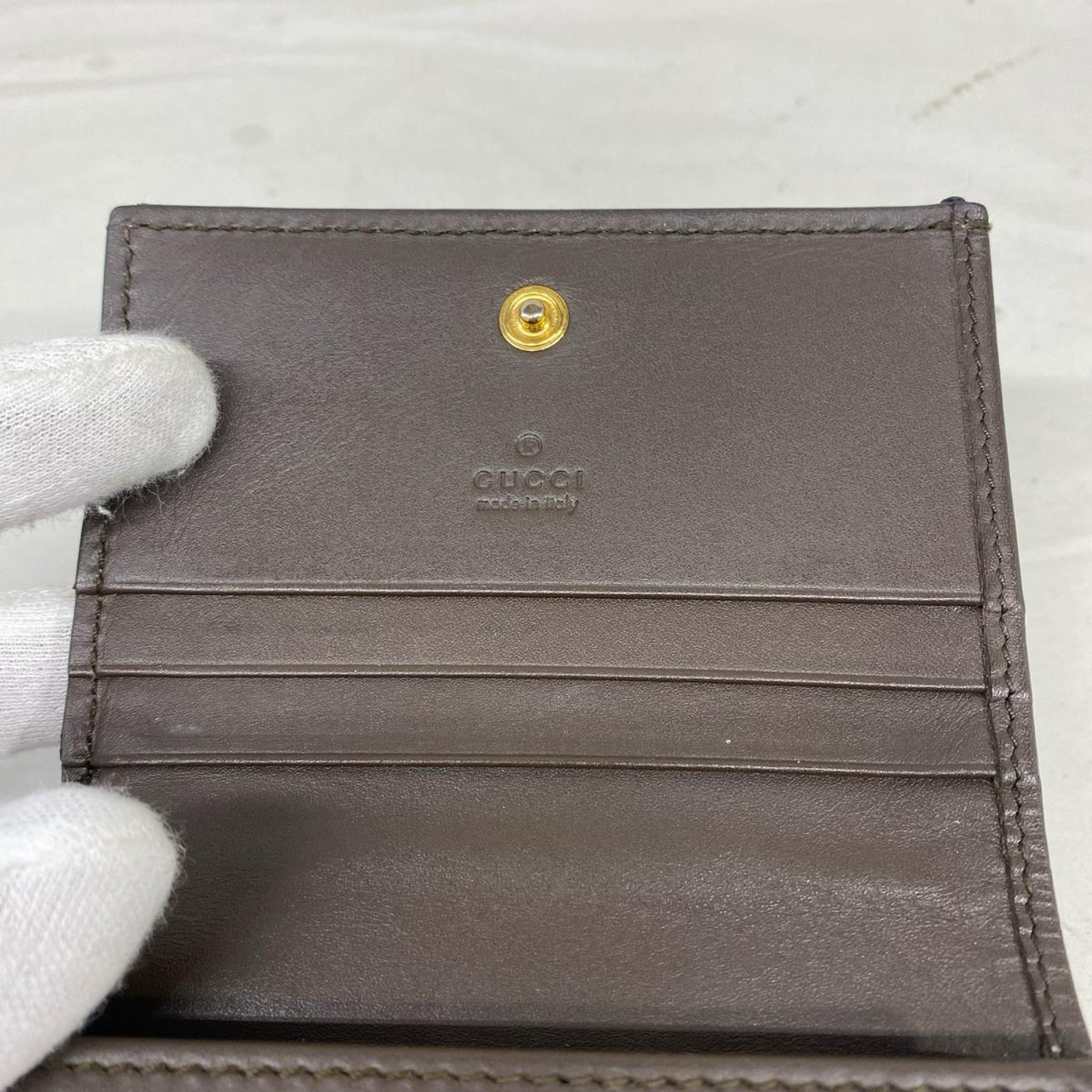 GUCCI 二つ折り財布 総柄 508757・525040
