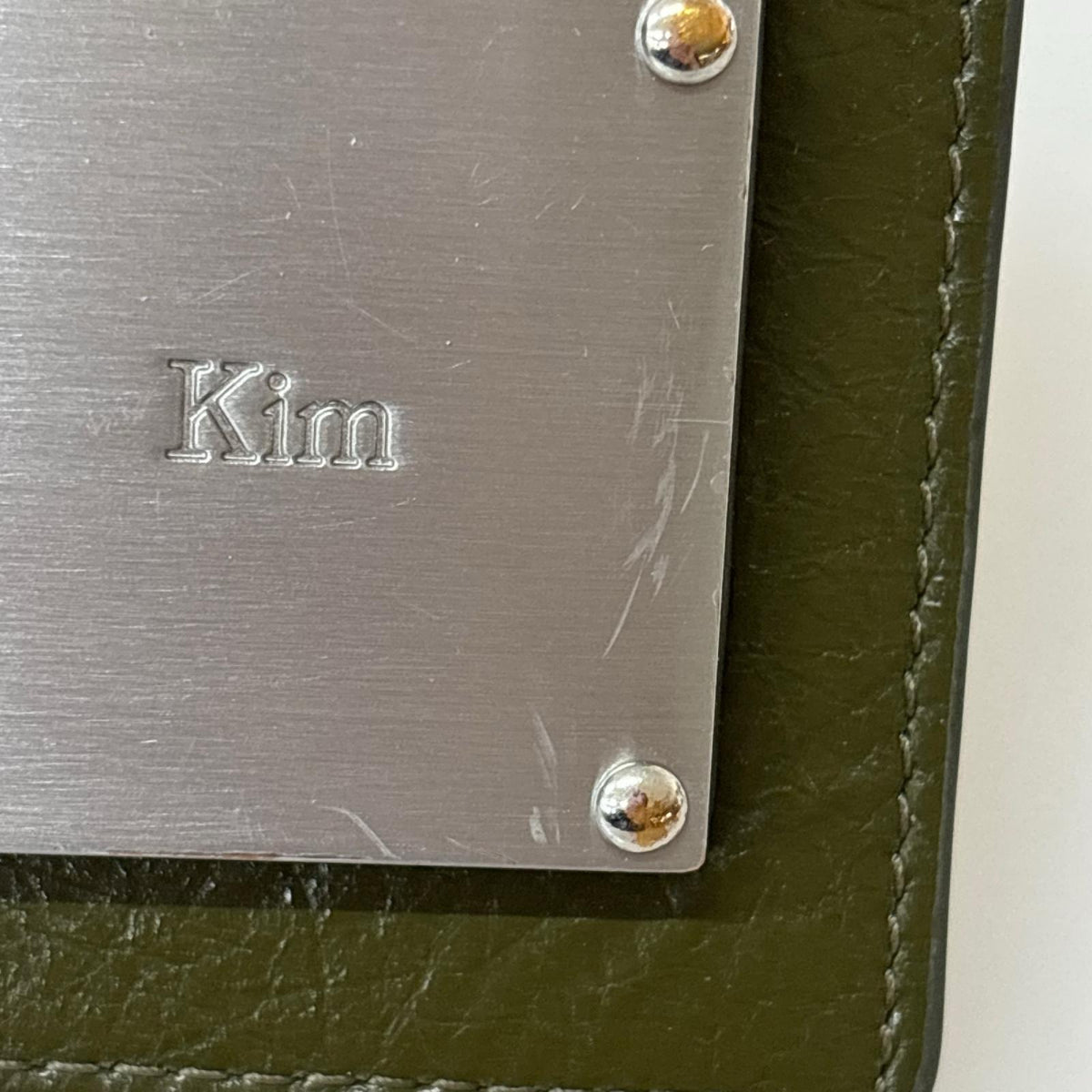 コンパクトウォレット Matin Kim ACCORDION WALLET カーキ