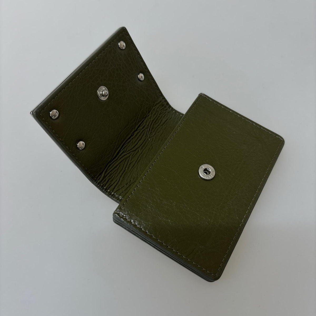 コンパクトウォレット Matin Kim ACCORDION WALLET カーキ