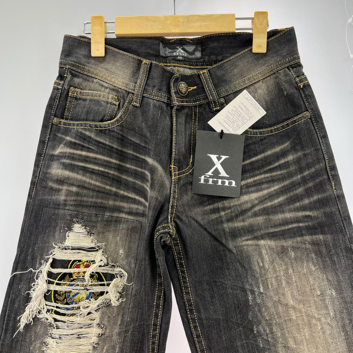 デニムパンツ X frm デニムパンツ 28 ブラック