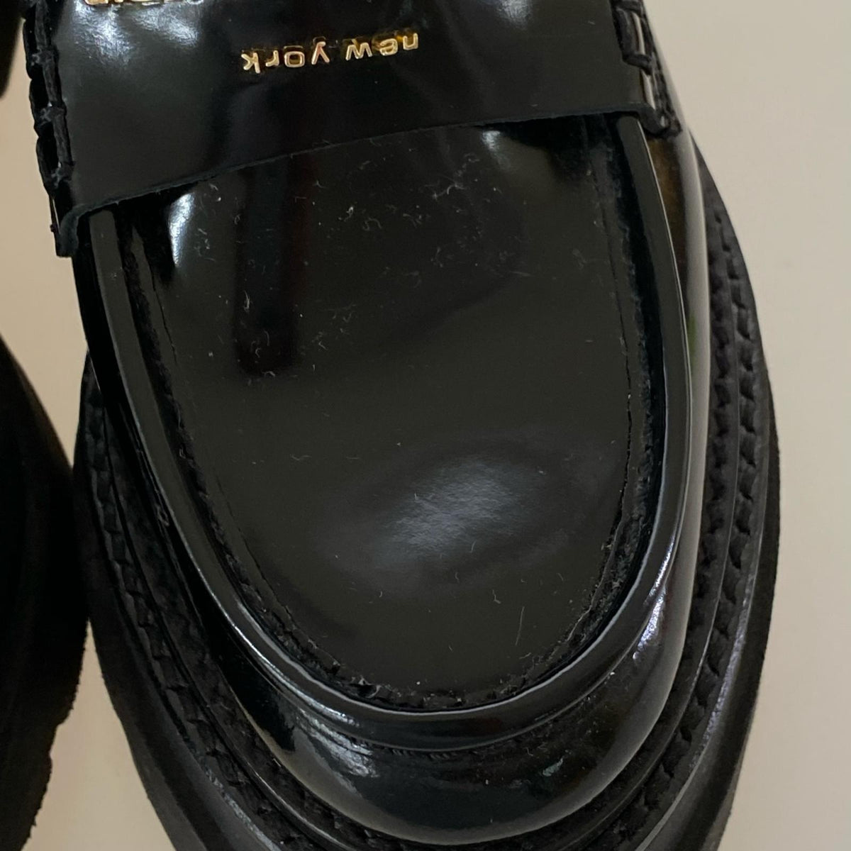 その他靴 Carter プラットフォーム レザー ローファー 35 35 ブラック