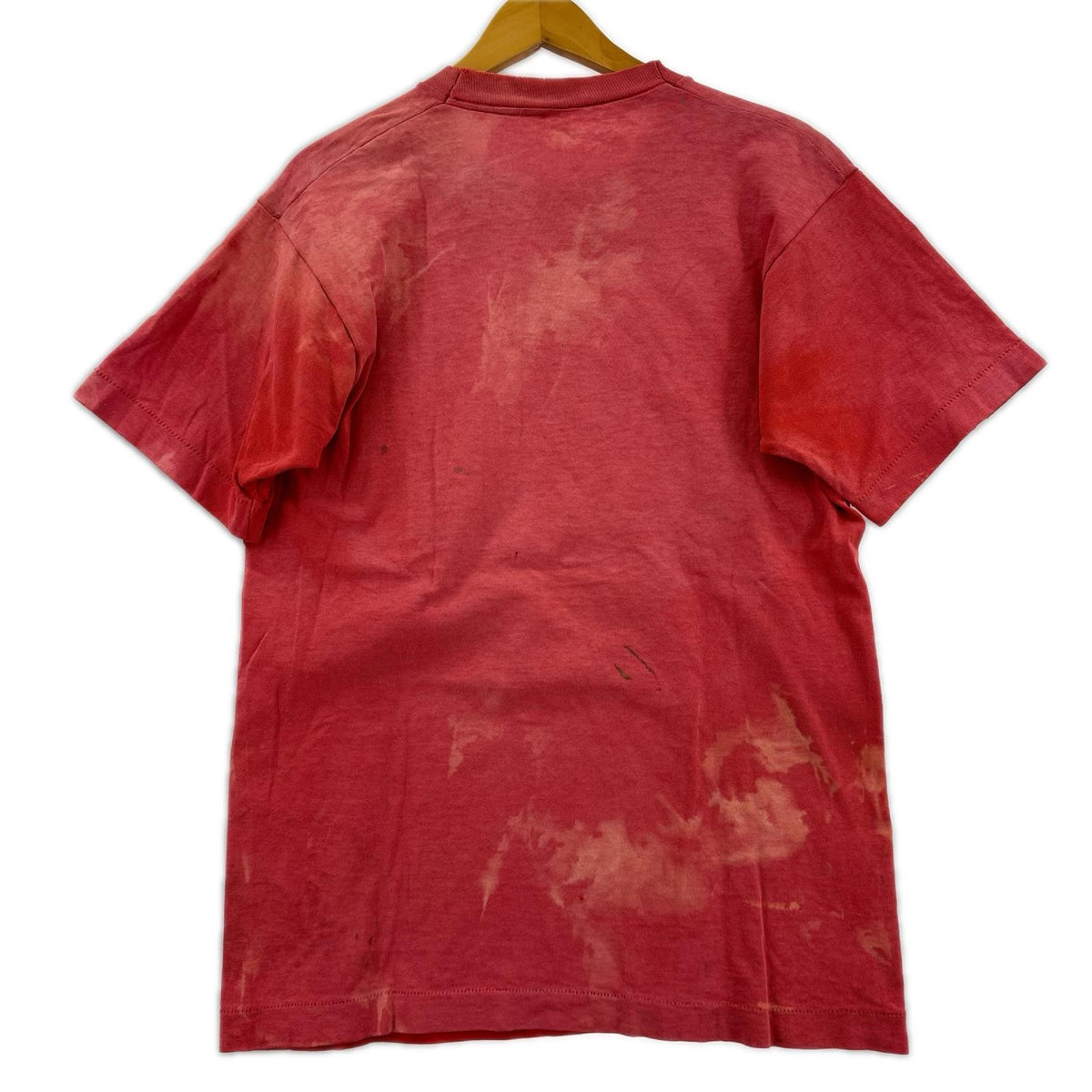 半袖Tシャツ 80〜90S ピースマーク ボロTee 赤 レッド
