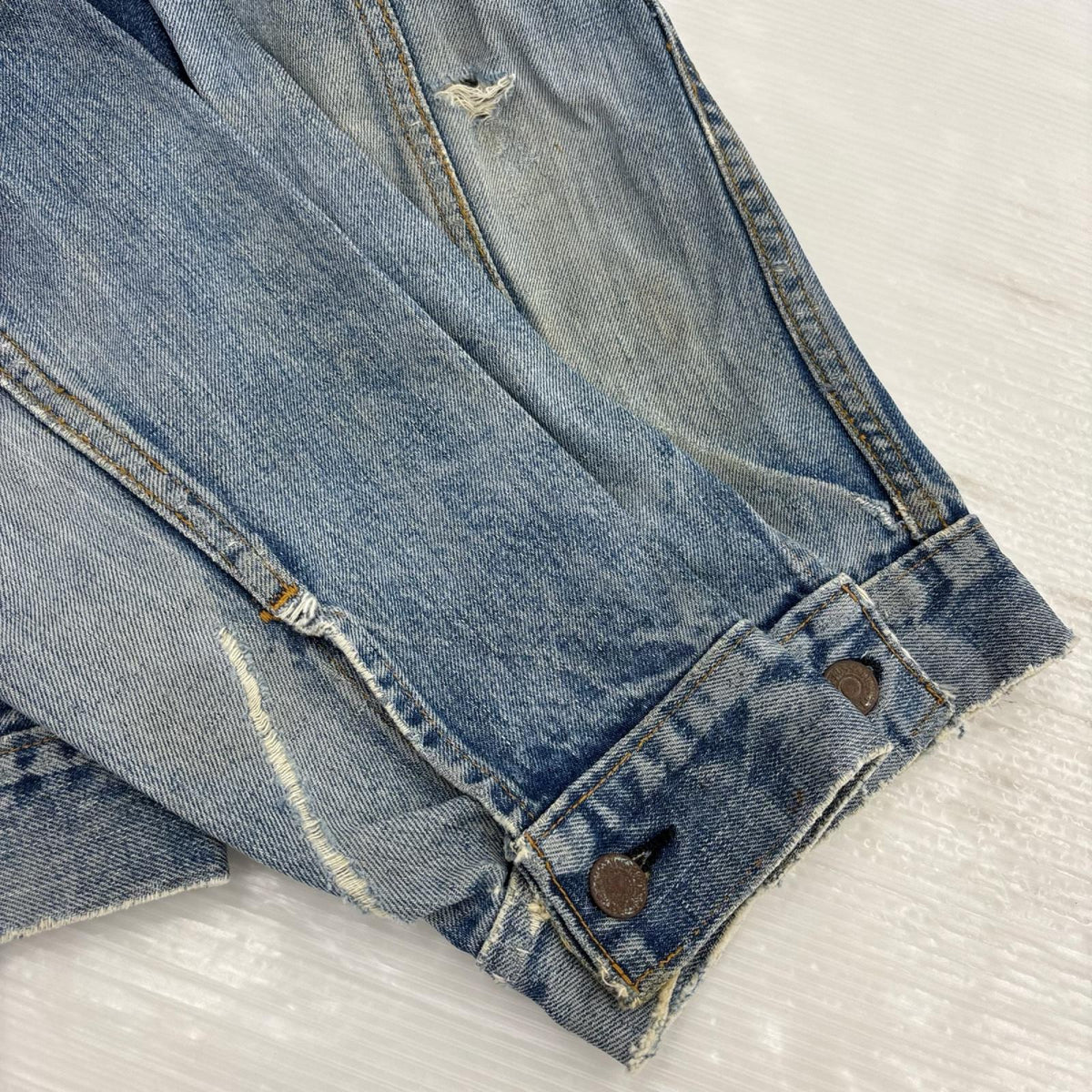 デニムジャケット 60~70S 70505 BIGE デニムジャケット 青 ネイビー