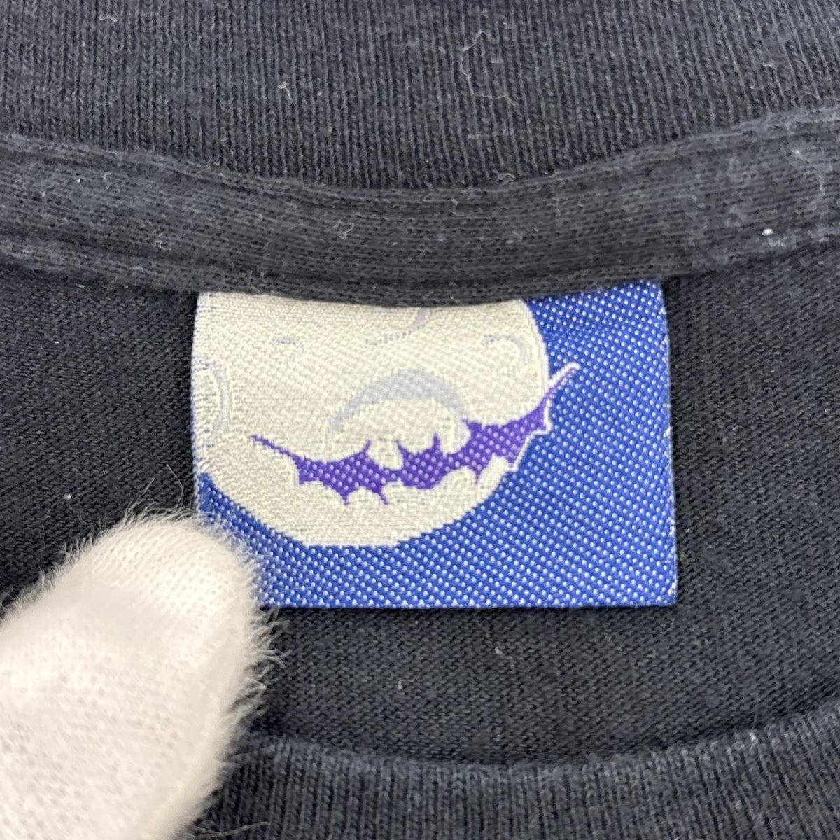 半袖Tシャツ 00S Blue Moon ドットスカル 黒 (XL) ブラック