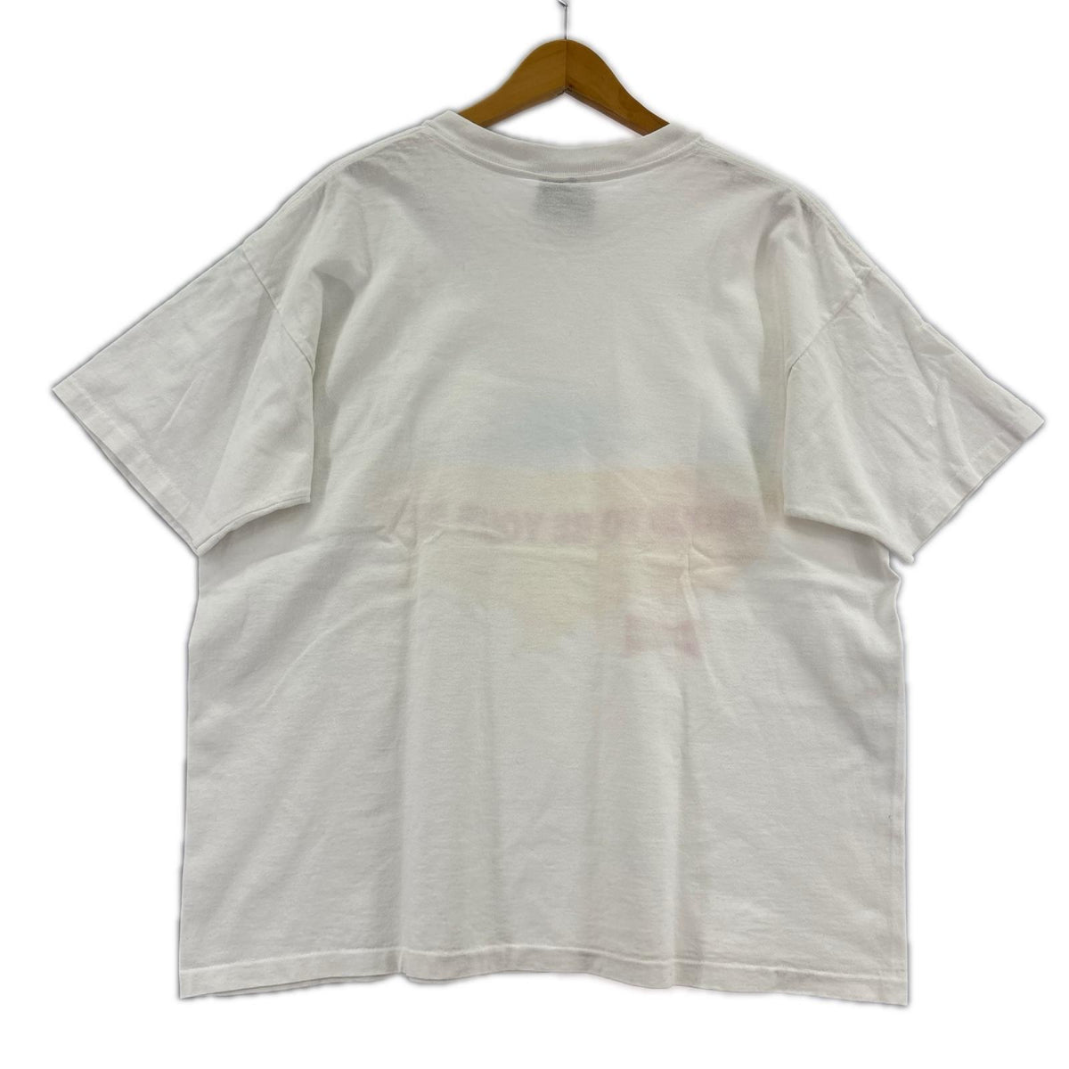 半袖Tシャツ 90S Budweiser アメリカ地図 ビール泡デザイン 白 (L) L ホワイト