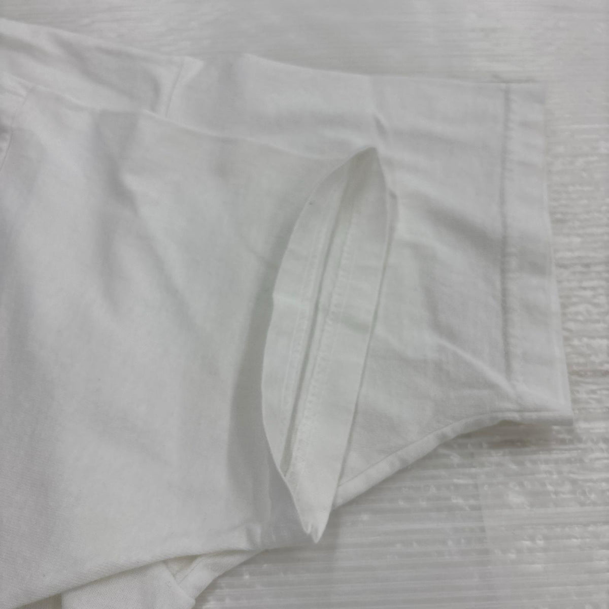 半袖Tシャツ 00s Levi's 巨大ジーンズグラフィック 白 (L) L ホワイト