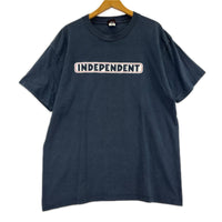 半袖Tシャツ 00S INDEPENDENT BAR LOGO 黒 (L) L ブラック