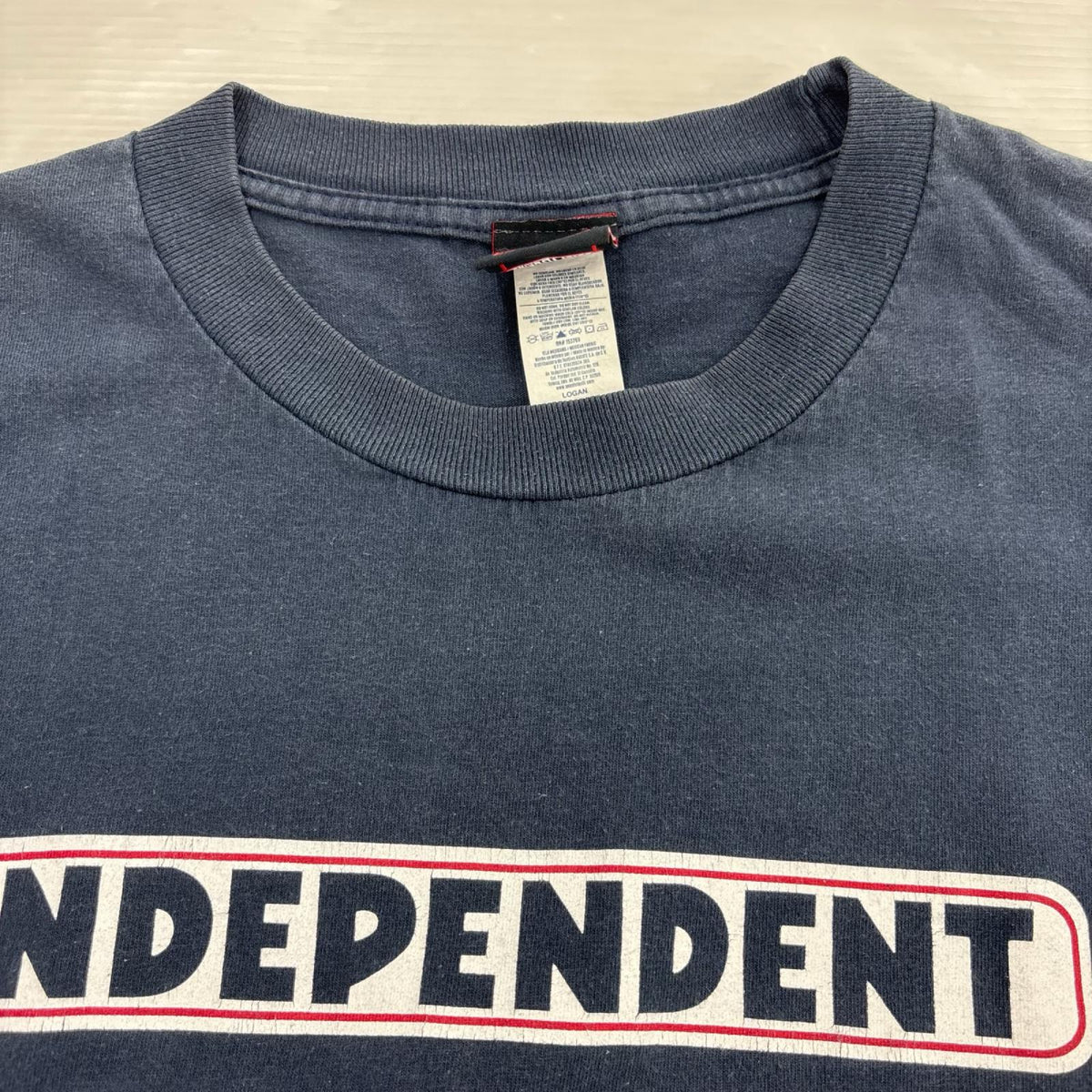 半袖Tシャツ 00S INDEPENDENT BAR LOGO 黒 (L) L ブラック
