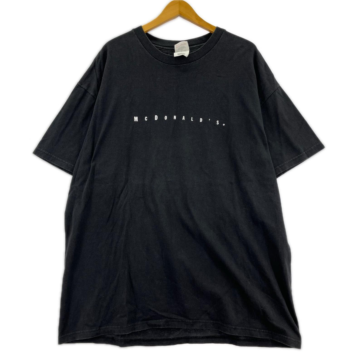 半袖Tシャツ 90S マクドナルド 黒 (XL) ブラック
