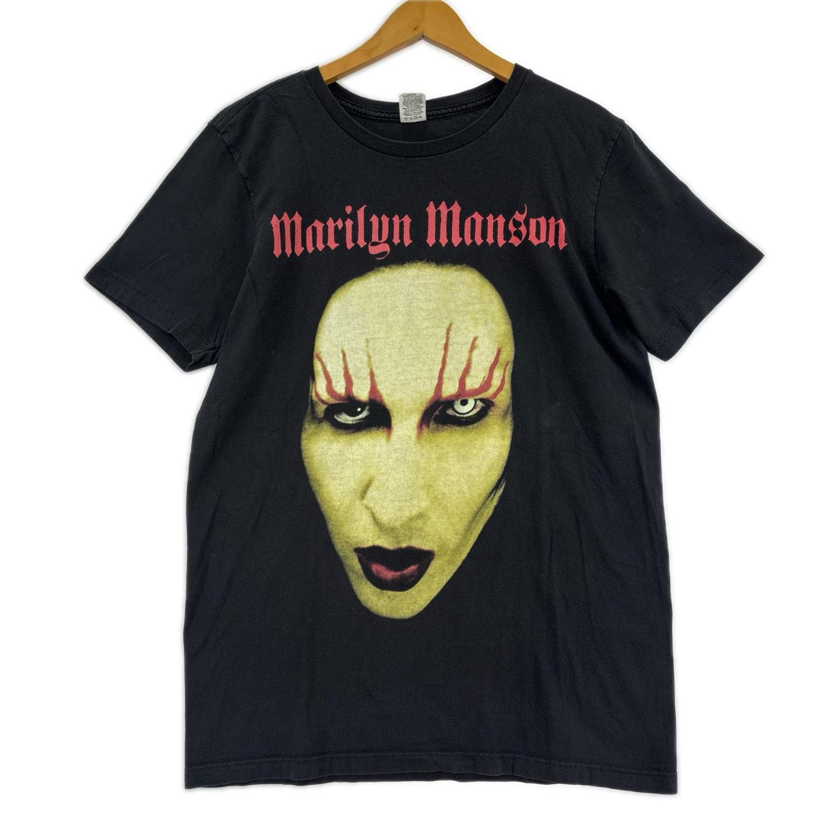 半袖Tシャツ 00S Marilyn Manson 黒 (M) M ブラック
