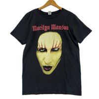 半袖Tシャツ 00S Marilyn Manson 黒 (M) M ブラック