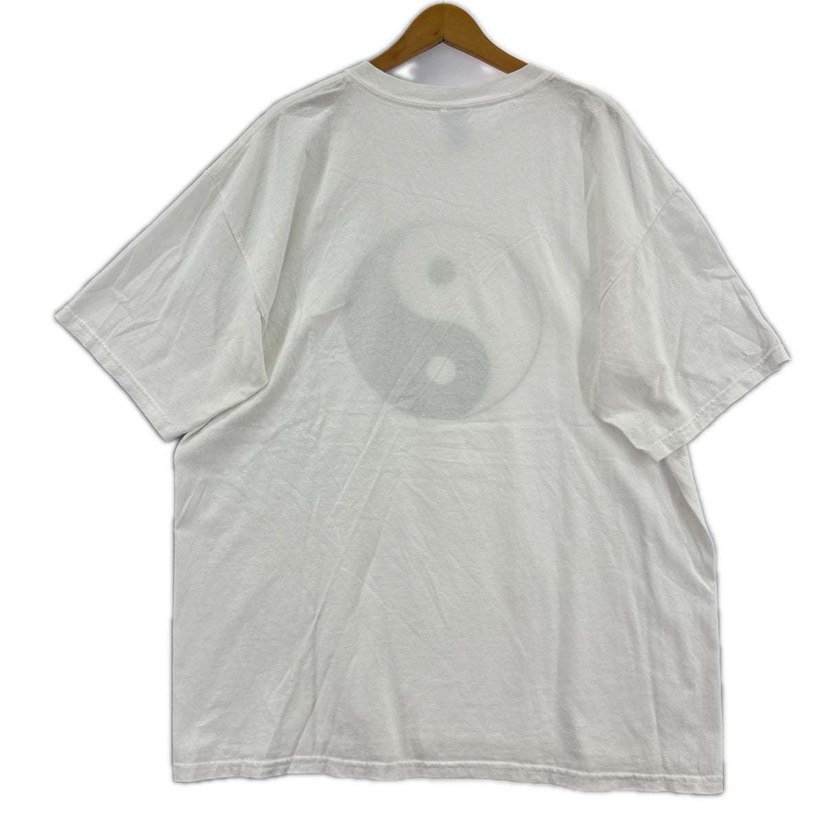 半袖Tシャツ 90~00S 陰陽Tee 白 (XL) ホワイト