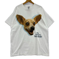半袖Tシャツ 90S Taco Bell チワワグラフィック 白 (XL) ホワイト