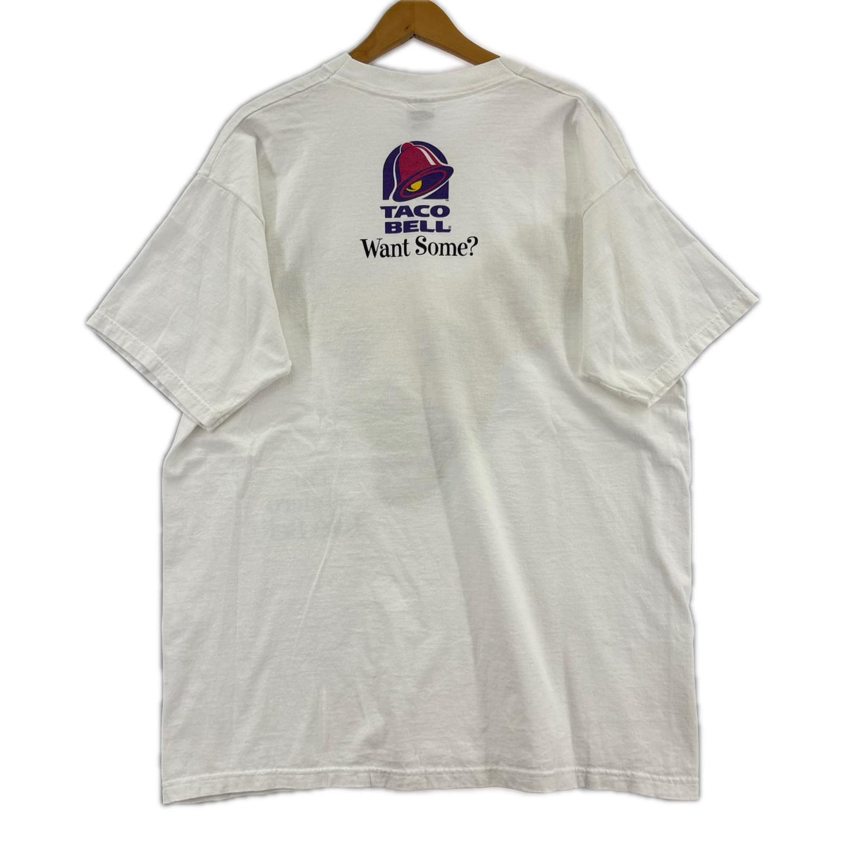 半袖Tシャツ 90S Taco Bell チワワグラフィック 白 (XL) ホワイト