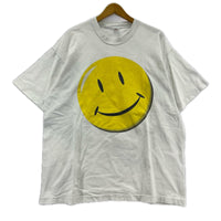 半袖Tシャツ 90S スマイリーフェイス 白 (XL) ホワイト