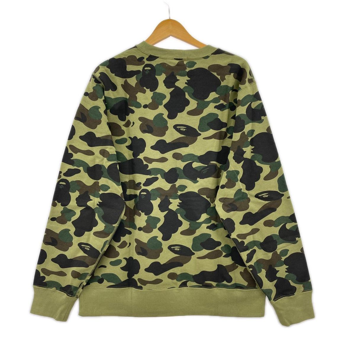 スウェット 1ST CAMO APE HEAD CREWNECK SWEATSHIRT XL グリーン