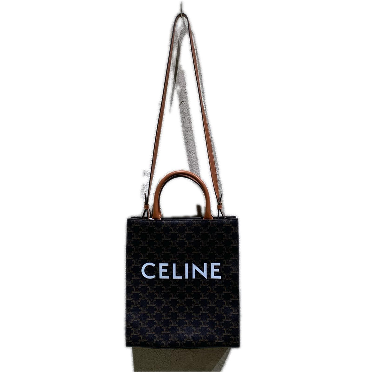 CELINE トリオンフ バーティカルカバ 2WAY トートバッグ