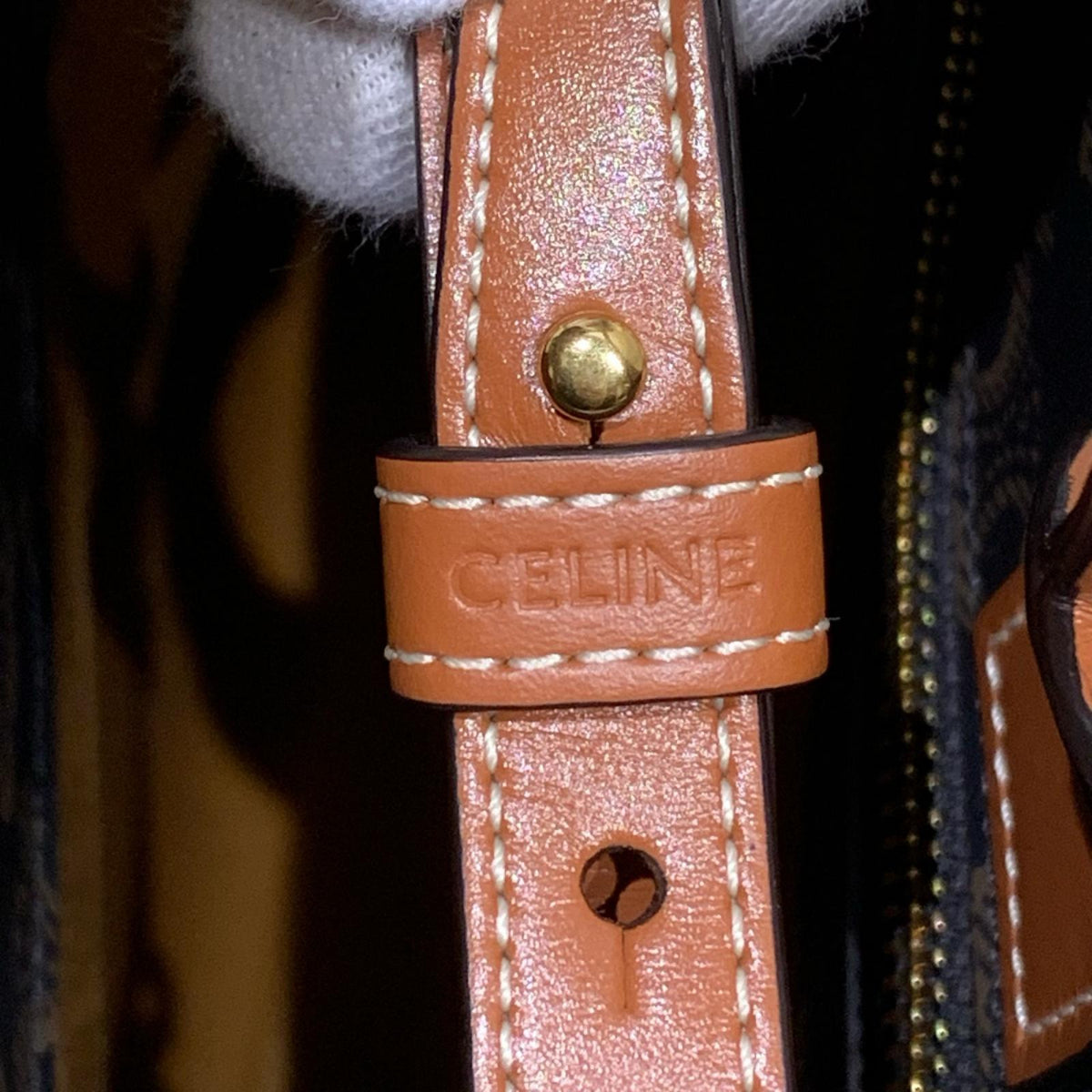 CELINE トリオンフ バーティカルカバ 2WAY トートバッグ