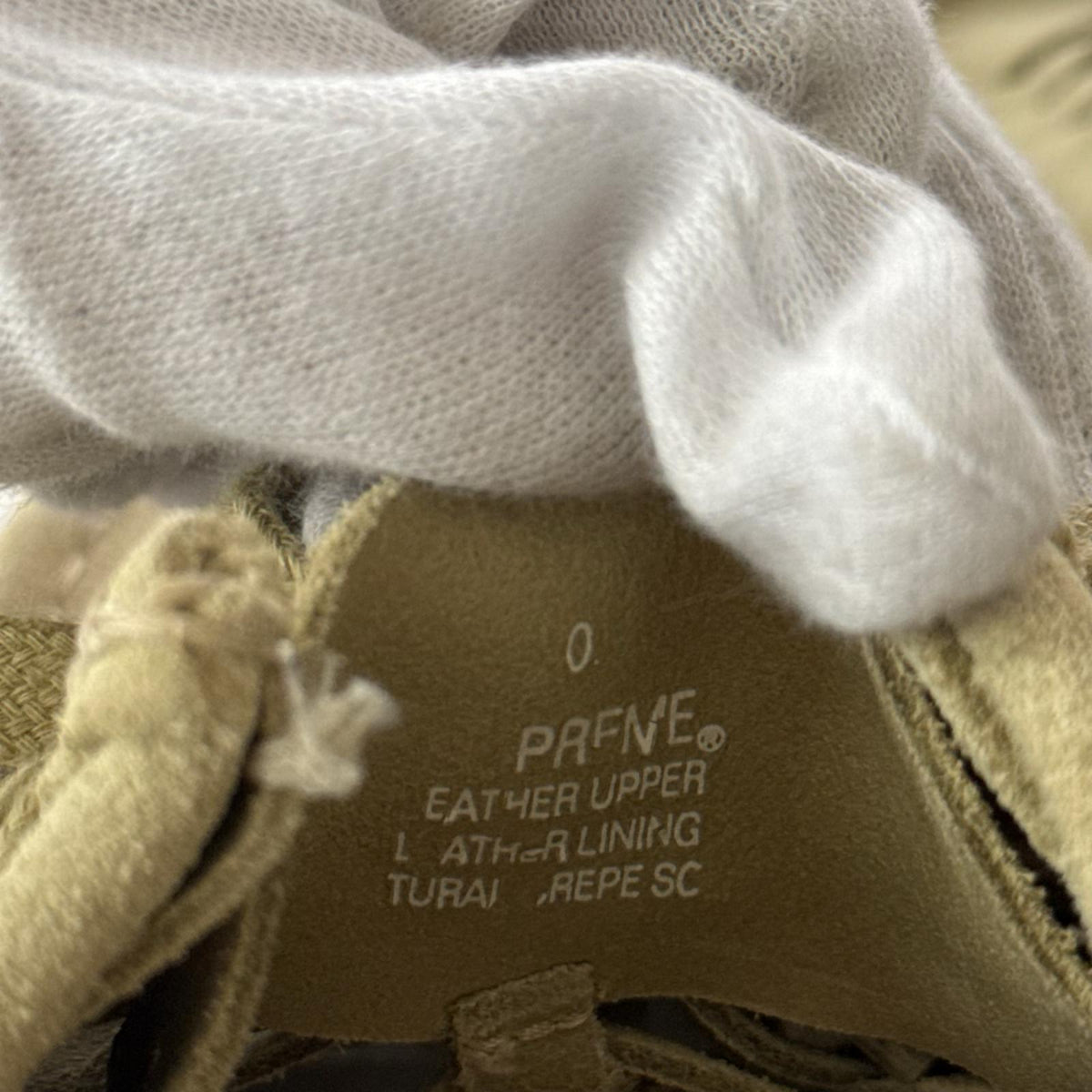 シューズ Woven Wallabee (UK9.5) ベージュ