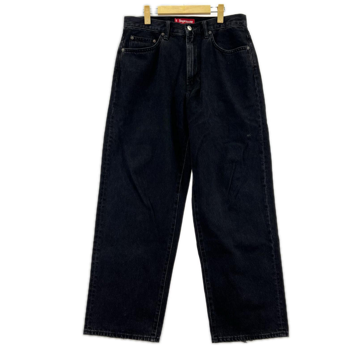 デニムパンツ baggy jean 30 ブラック