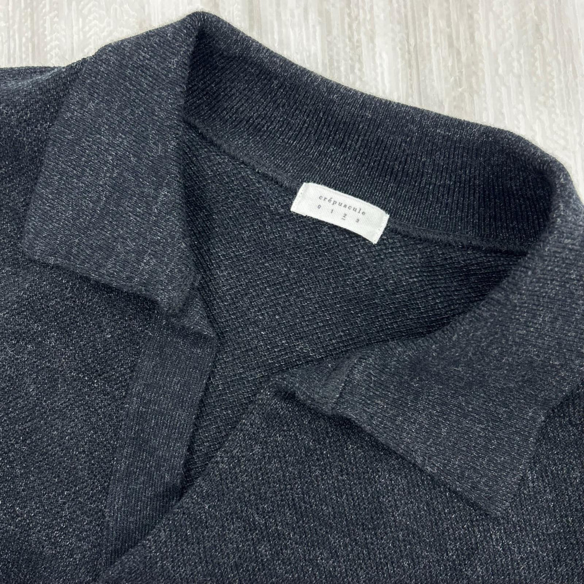 ニット Moss Stitch Skipper 2 ブラック