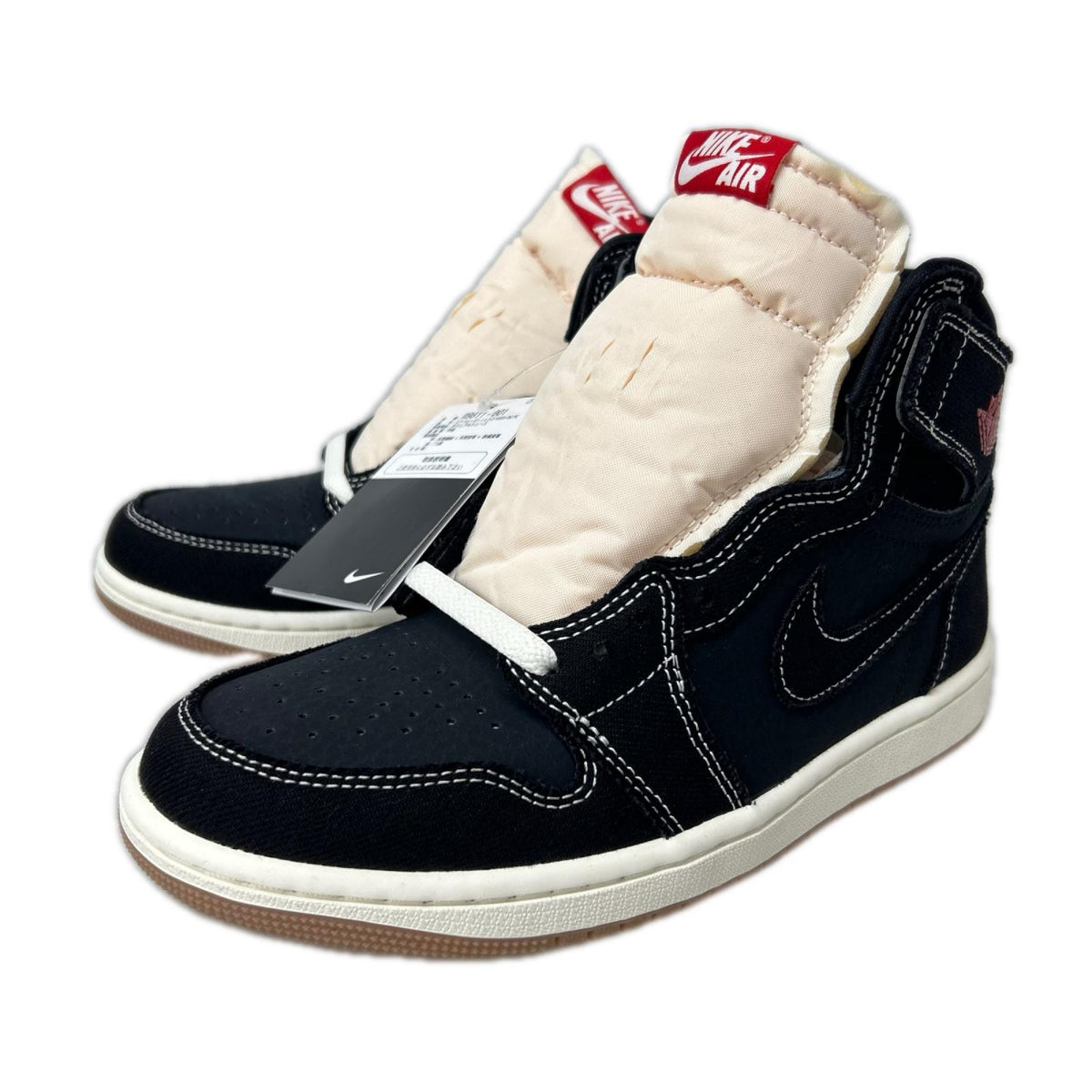 スニーカー NIKE Air Jordan 1 High OG Flight Cl II9811-001 黒 (25.0) 25cm (US7 UK6 1/2 EU40) ブラック