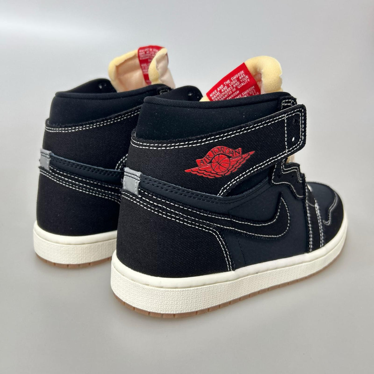 スニーカー NIKE Air Jordan 1 High OG Flight Cl II9811-001 黒 (25.0) 25cm (US7 UK6 1/2 EU40) ブラック
