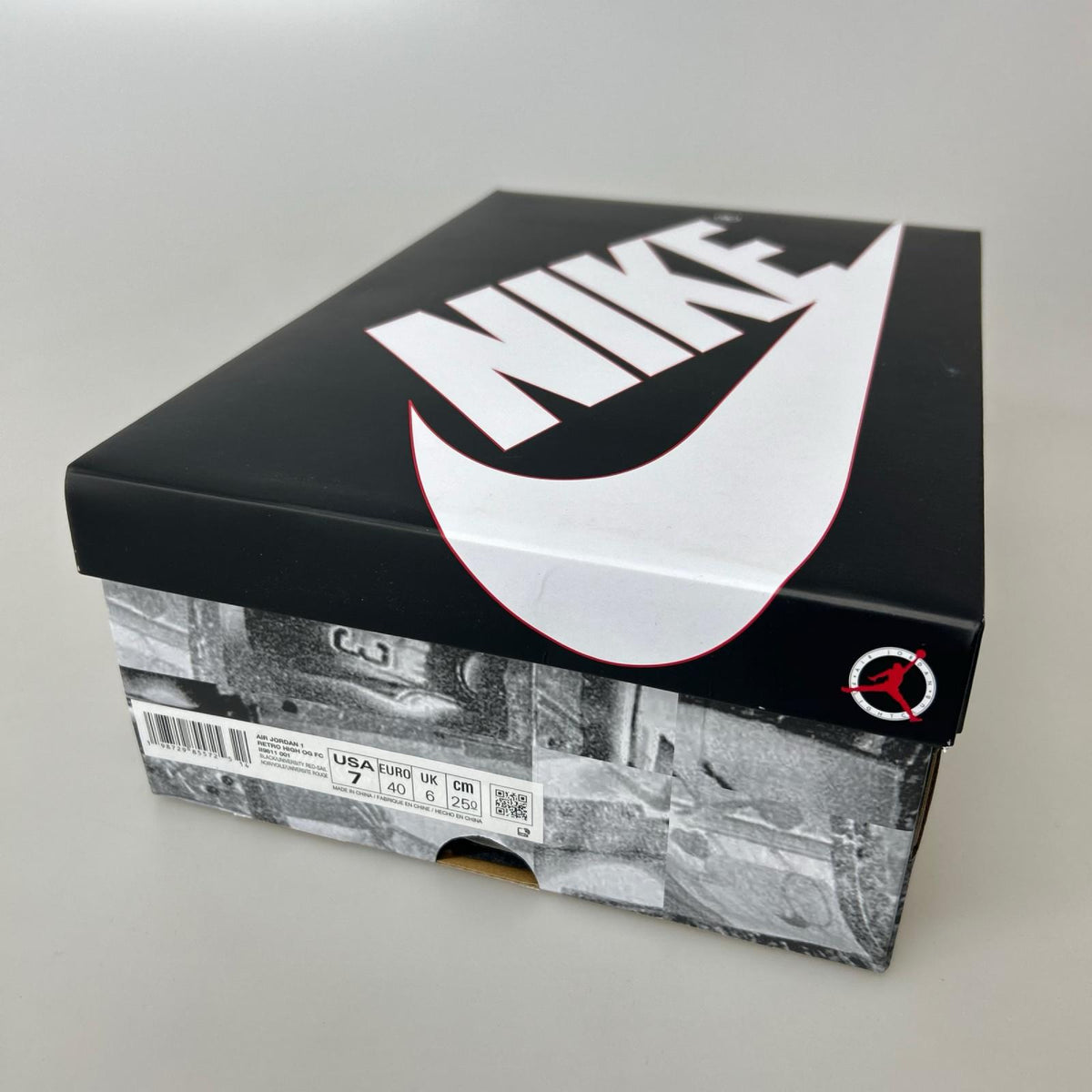 スニーカー NIKE Air Jordan 1 High OG Flight Cl II9811-001 黒 (25.0) 25cm (US7 UK6 1/2 EU40) ブラック