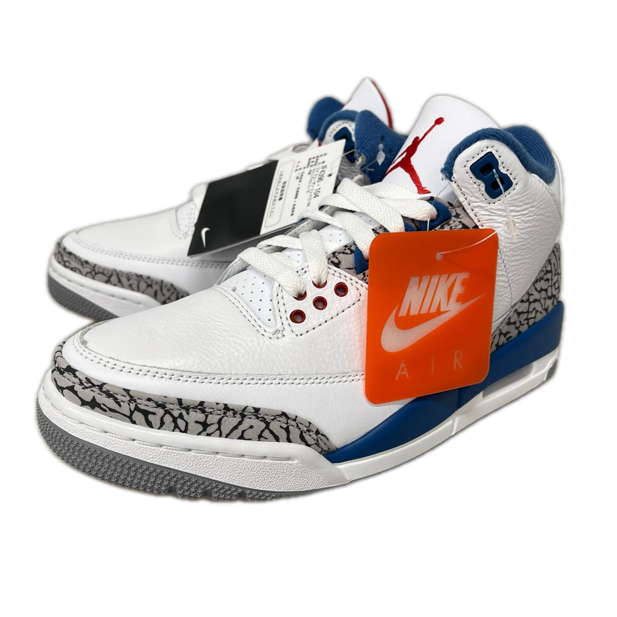 スニーカー NIKE AIR JORDAN 3 RETRO OG TRUE BLUE IF4396-104 青×白 (25.0) 25cm (US7 UK6 1/2 EU40)