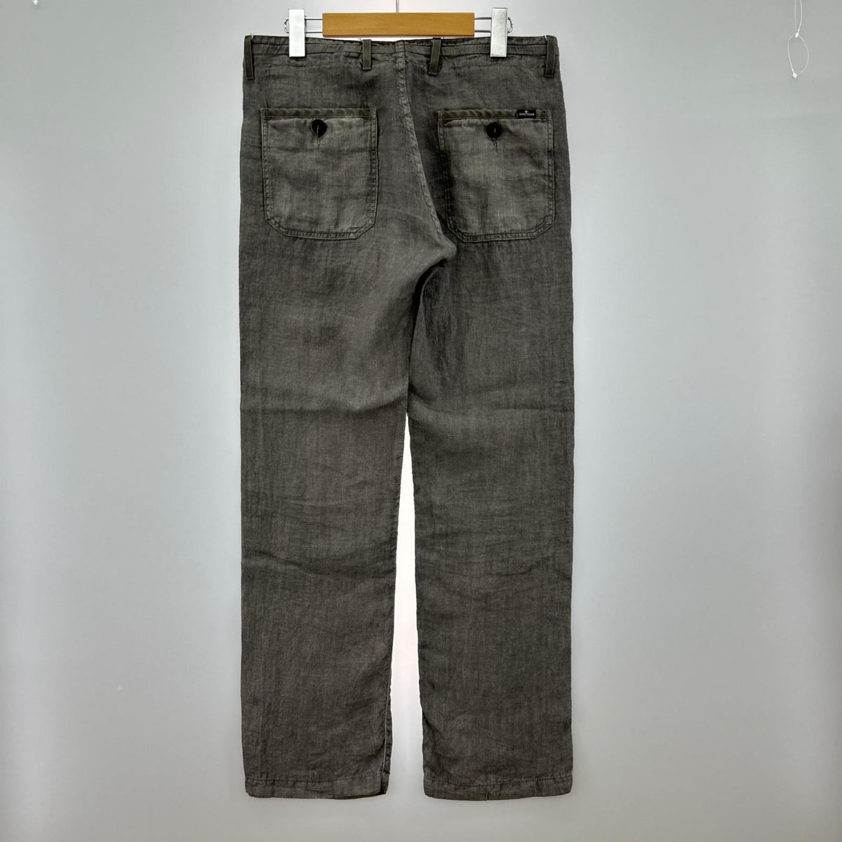 パンツ 13ss リネンパンツ グレー