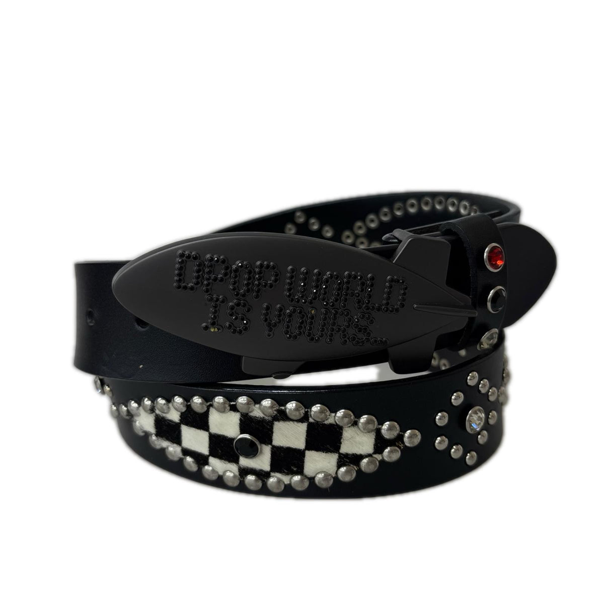 その他アクセサリー DPOPWORLD スタッズベルト ブラック