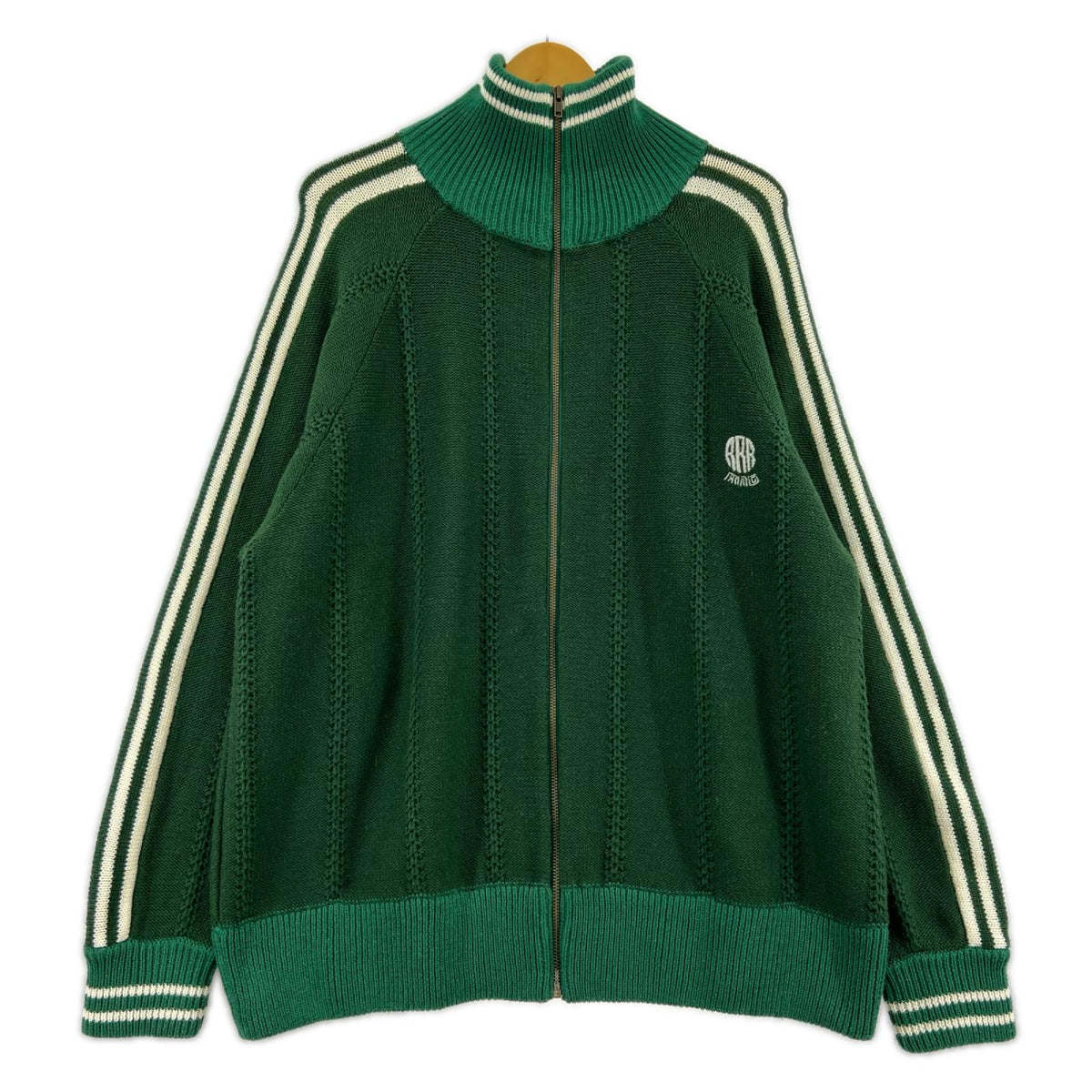 ジャケット RICE NINE TEN Knitting Track Jacket (1) 1 グリーン