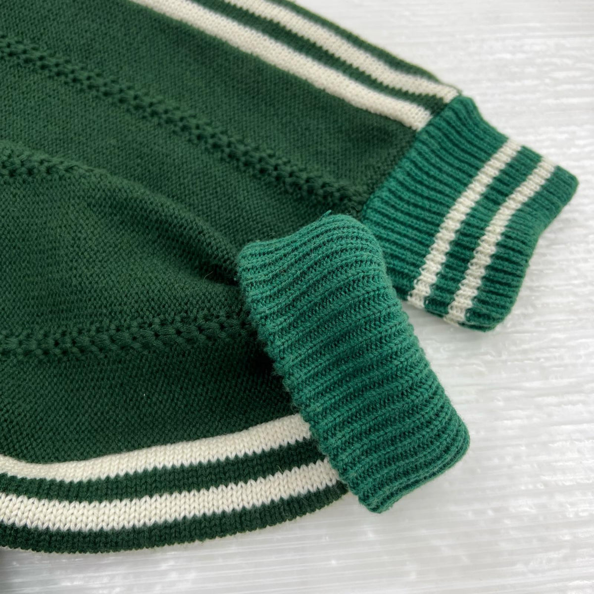 ジャケット RICE NINE TEN Knitting Track Jacket (1) 1 グリーン