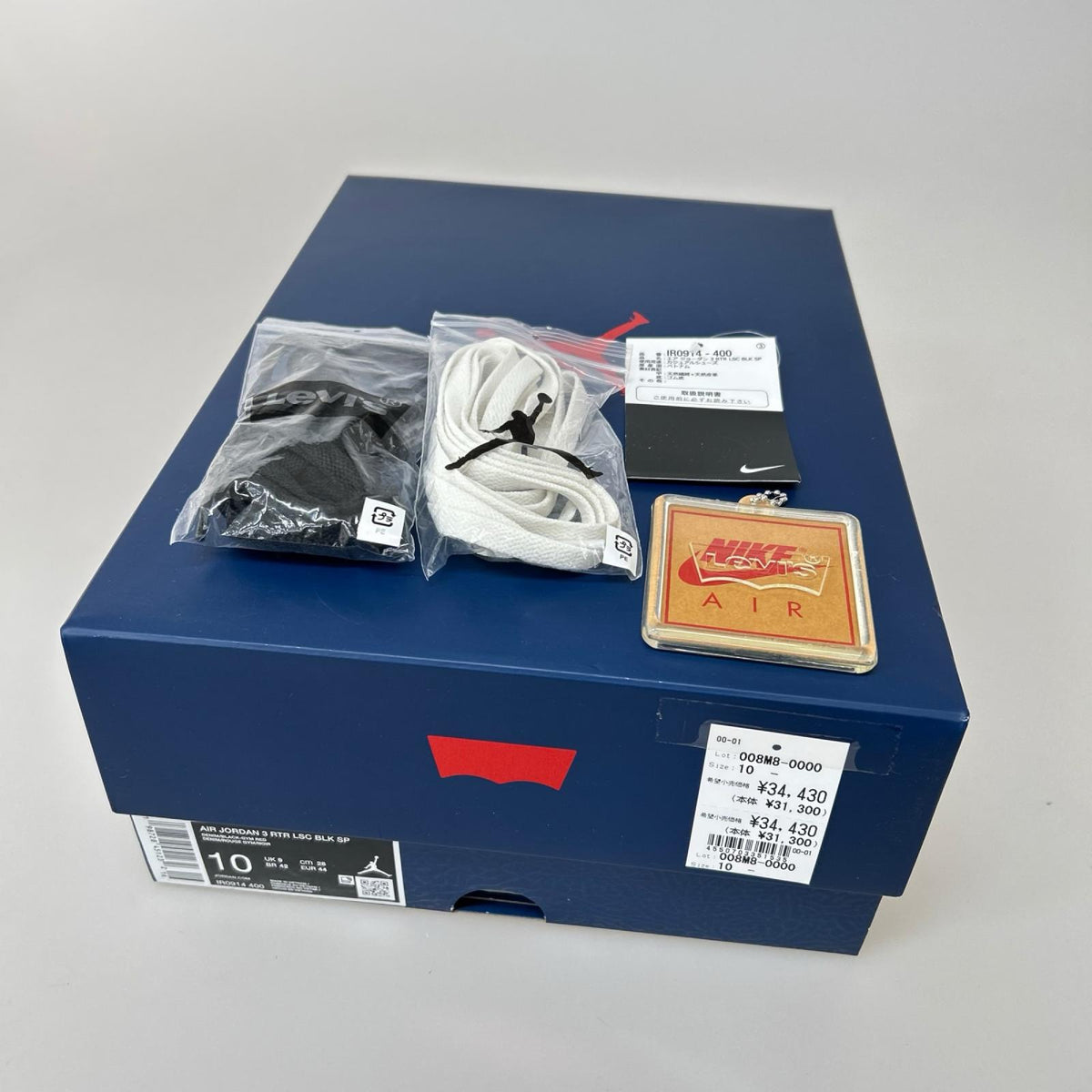スニーカー AIR JORDAN 3 RTR LSC BLK SP (28.0) 28cm (US10 UK9 1/2 EU46) ブラック