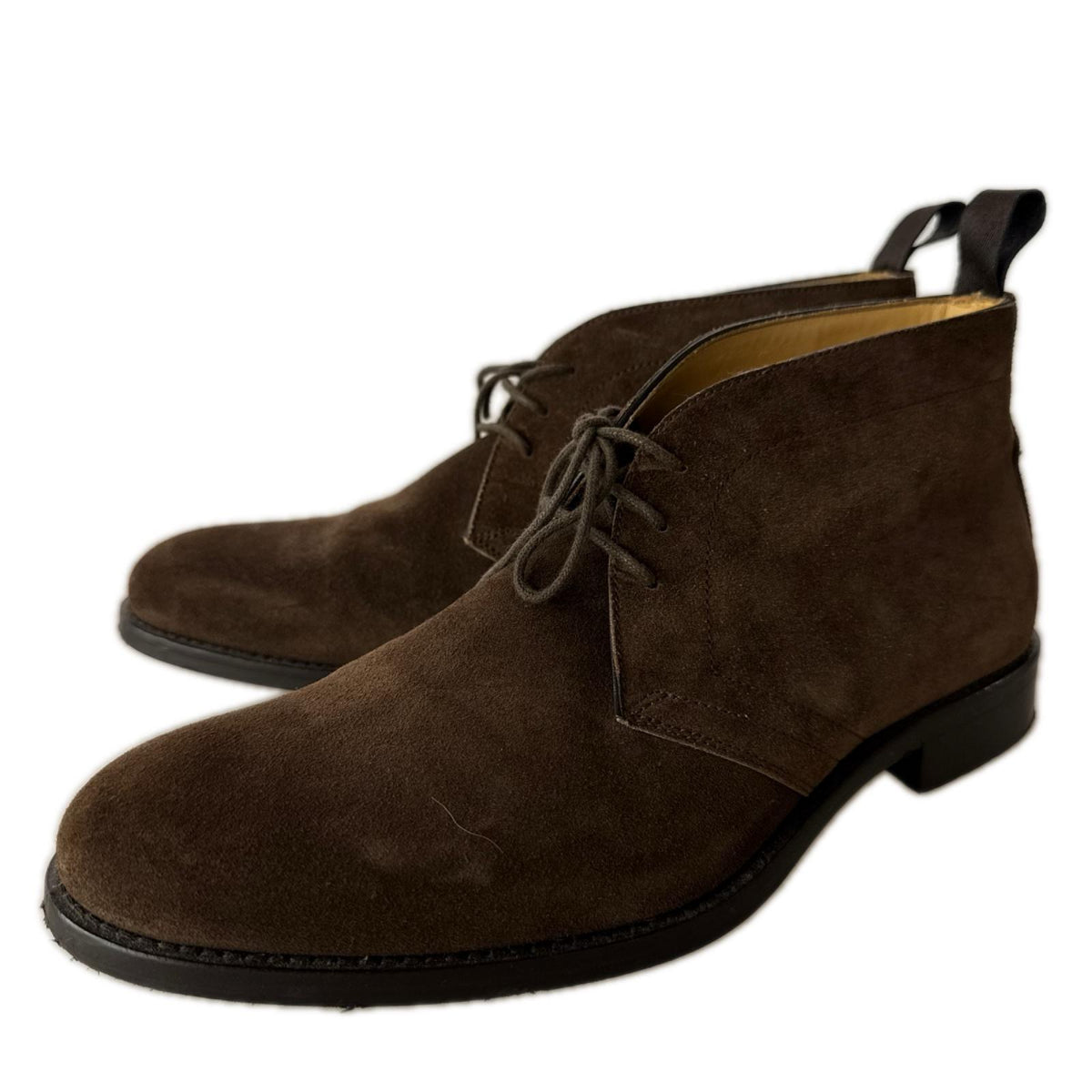 ブーツ WINDPORT SHOES イタリア製 チャッカブーツ (41) 焦げ茶 ブラウン
