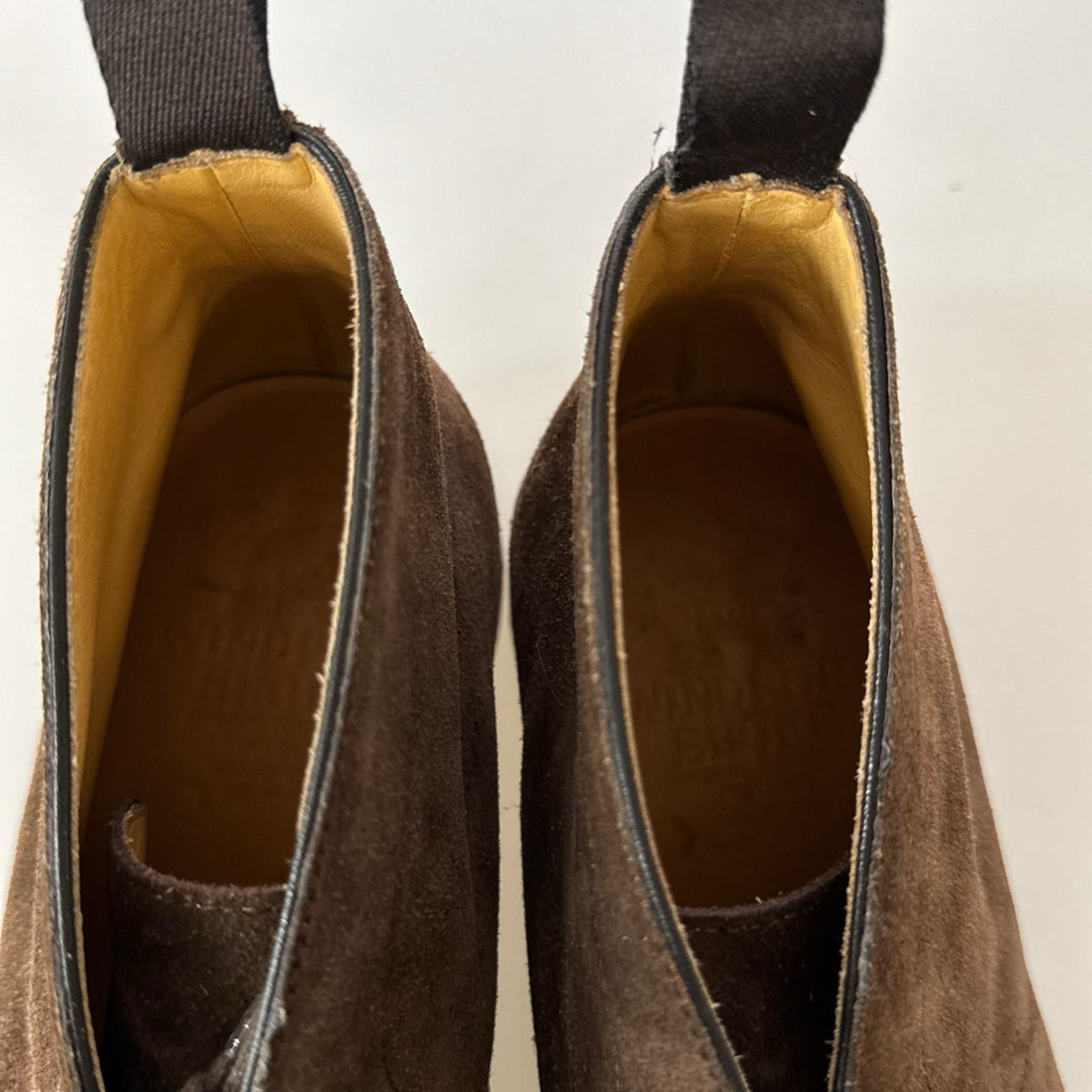 ブーツ WINDPORT SHOES イタリア製 チャッカブーツ (41) 焦げ茶 ブラウン