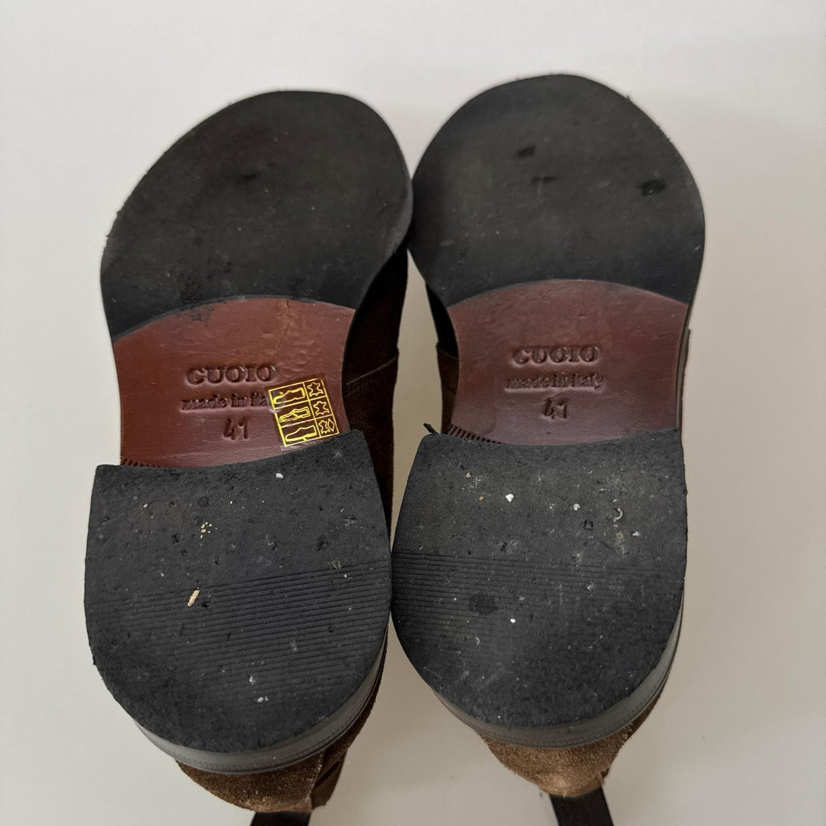 ブーツ WINDPORT SHOES イタリア製 チャッカブーツ (41) 焦げ茶 ブラウン