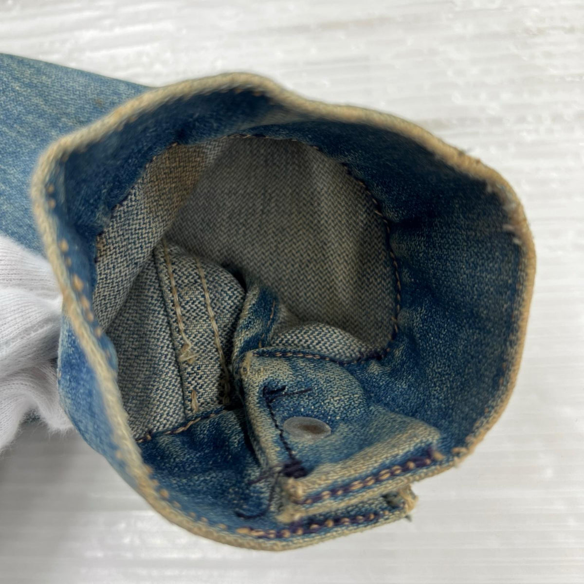 デニムジャケット 70s USA製 124MJ Denim Jacket (42) インディゴ 42 ブルー