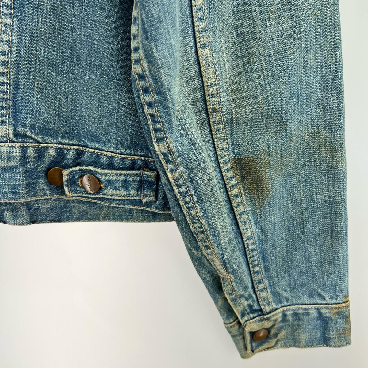 デニムジャケット 70s USA製 124MJ Denim Jacket (42) インディゴ 42 ブルー