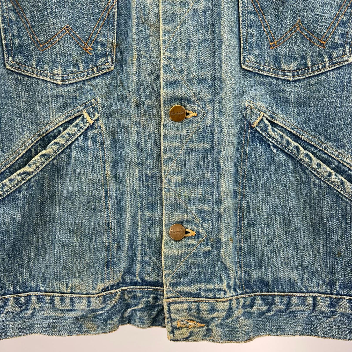 デニムジャケット 70s USA製 124MJ Denim Jacket (42) インディゴ 42 ブルー