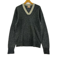 ニット 50s LAMB FLEECE Vネックニットセーター (42) グレー 42 グレー