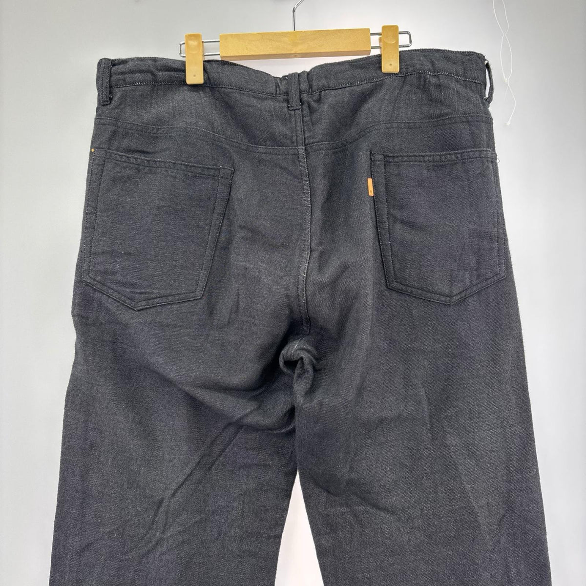 パンツ ストールデニムセミフレアイージーパンツ NN-1602T17 M ブラック