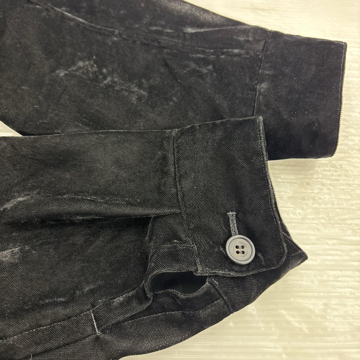 ジャケット ensou. summer velvet jacket 黒 M ブラック