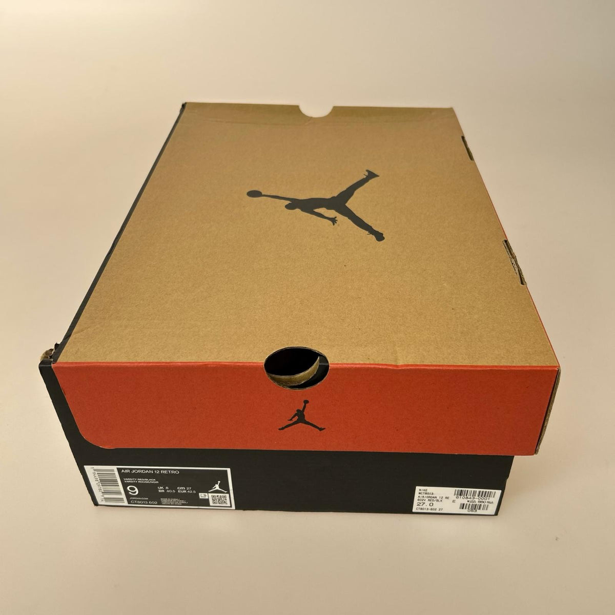 スニーカー Air Jordan 12 "Reverse Flu Game" 27cm (US9 UK8 1/2 EU44) レッド