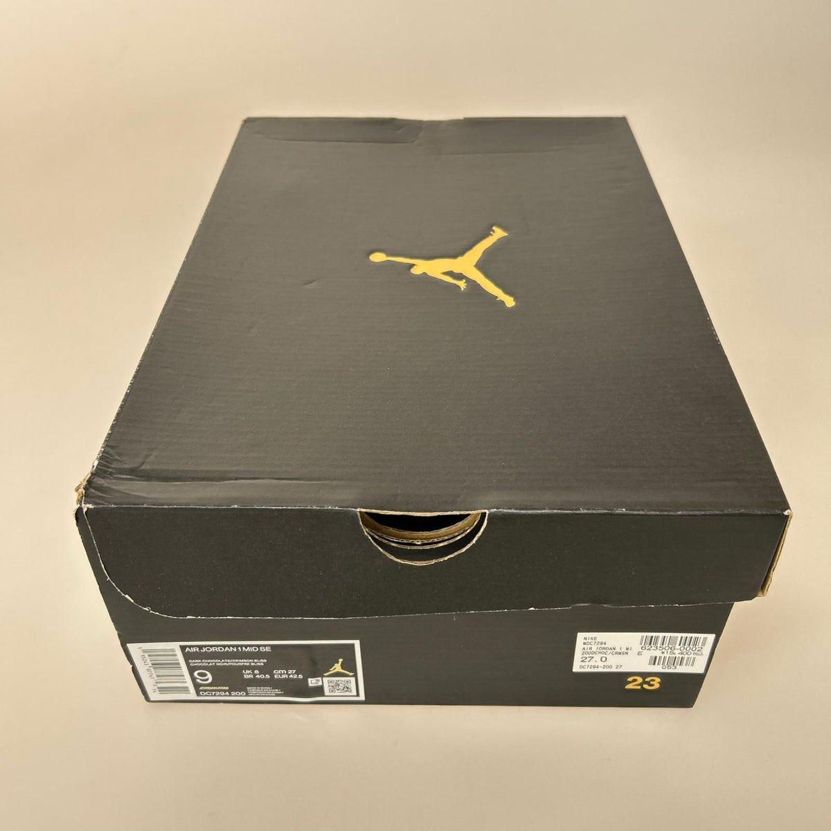 スニーカー Air Jordan 1 Mid SE "Dark Chocolate" 27cm (US9 UK8 1/2 EU44) ブラウン