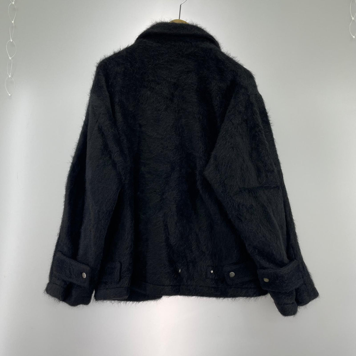 ジャケット シャギーファージャケット S ブラック