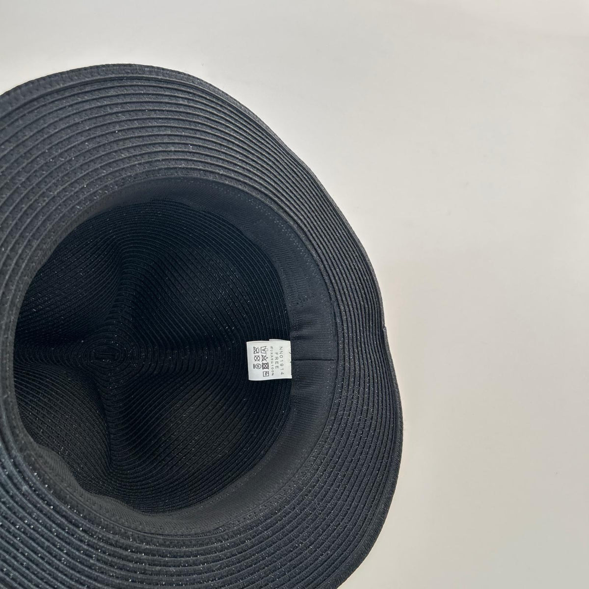 ハット Washable Mountain Braid Hat ブラック ブラック